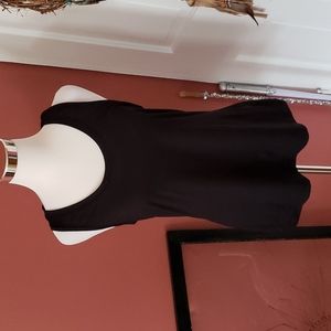 Athleta, Black, racerback, circle cut out, tank top.